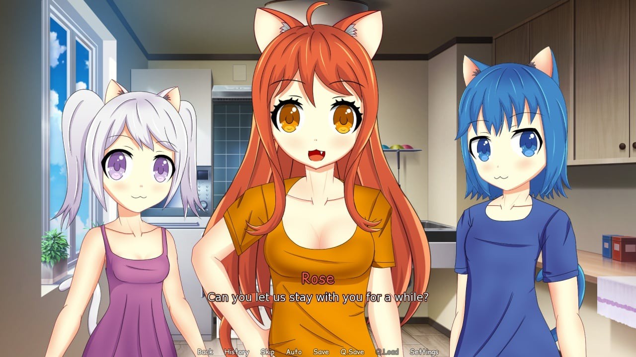 和猫娘共处屋檐下