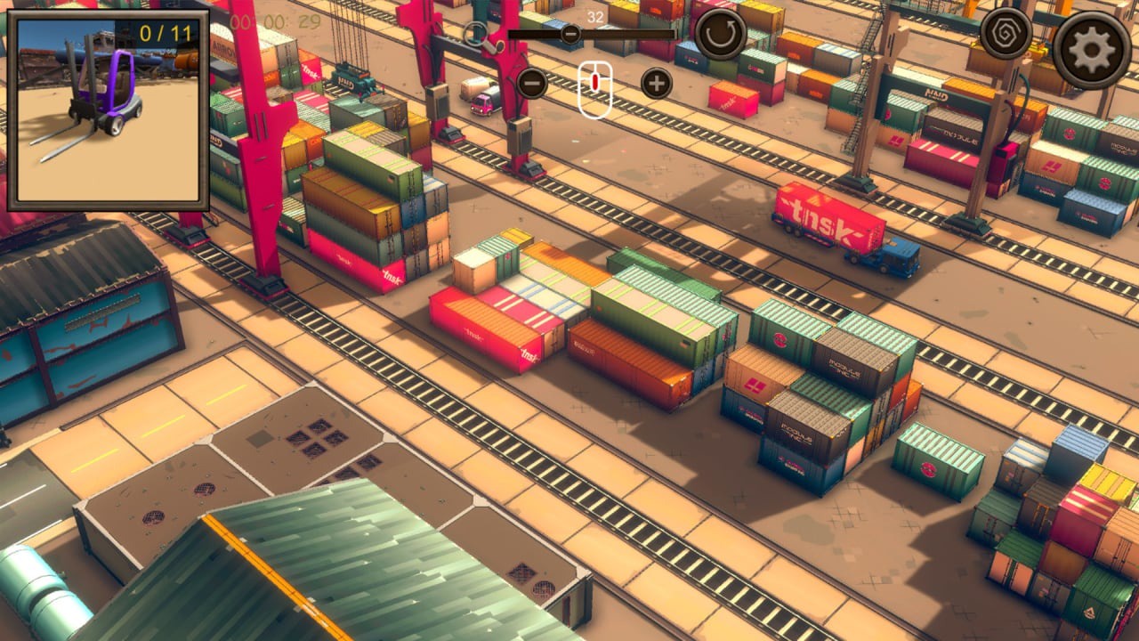 隐秘港口俯视角3D