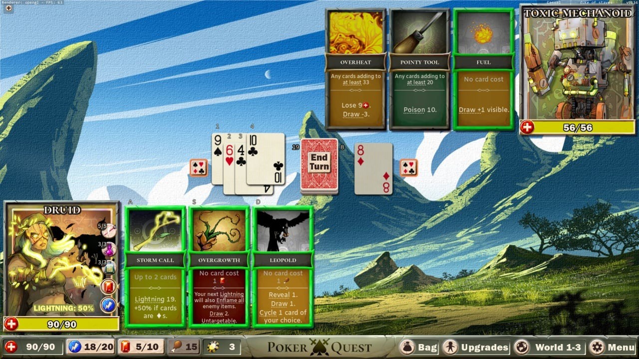 Poker Quest: Swords and Spades