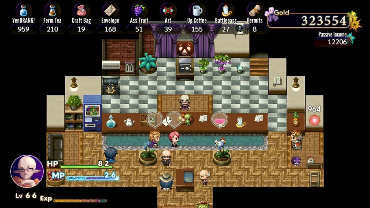 最终利润:商店 RPG