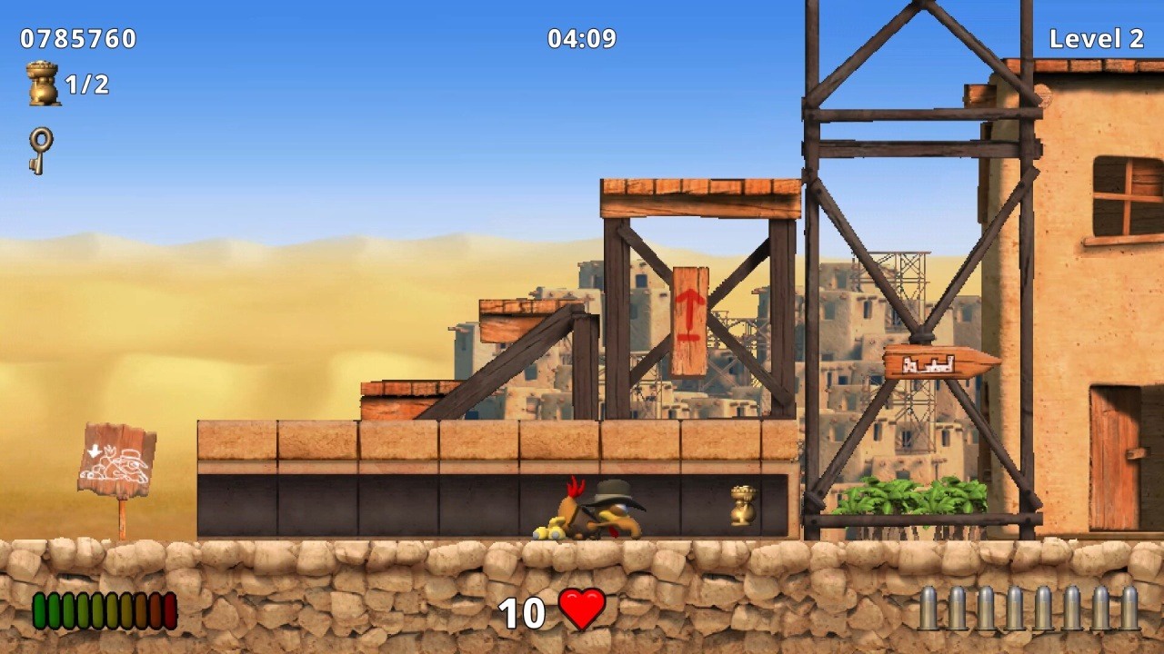 Moorhuhn跳跃与奔跑陷阱与宝藏3