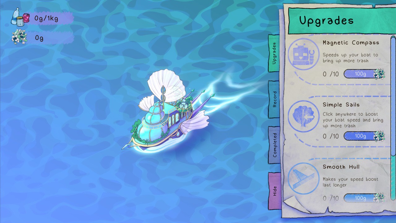 Ocean Cleaner Idle